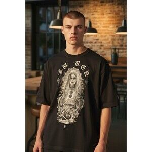 Sullen Art Collective True Art Mary Premium Short Sleeve shirt Men Large NWT D30